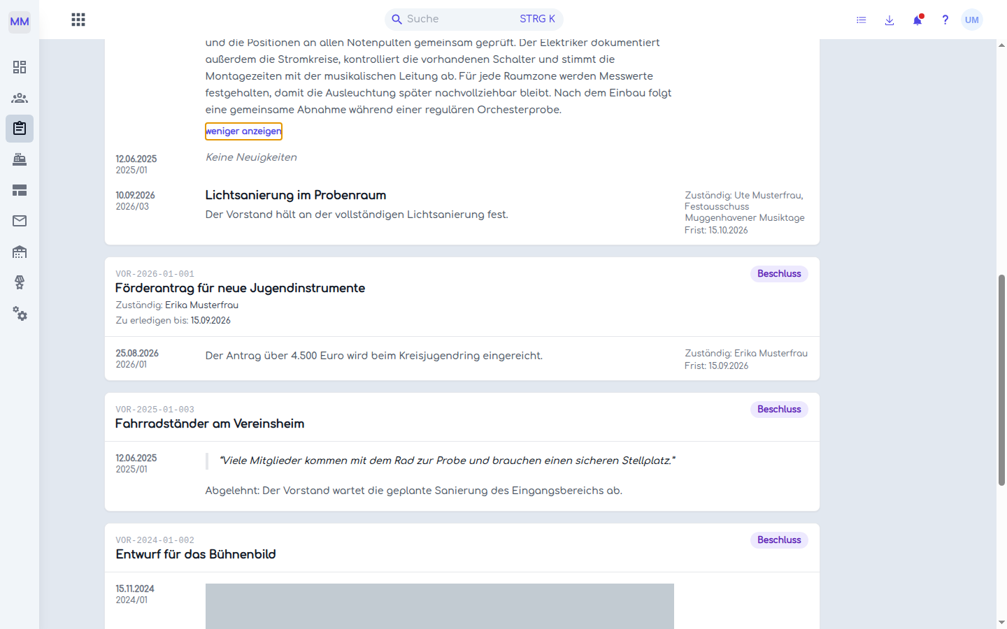 Die aufgeklappte Vorgeschichte eines Suchtreffers